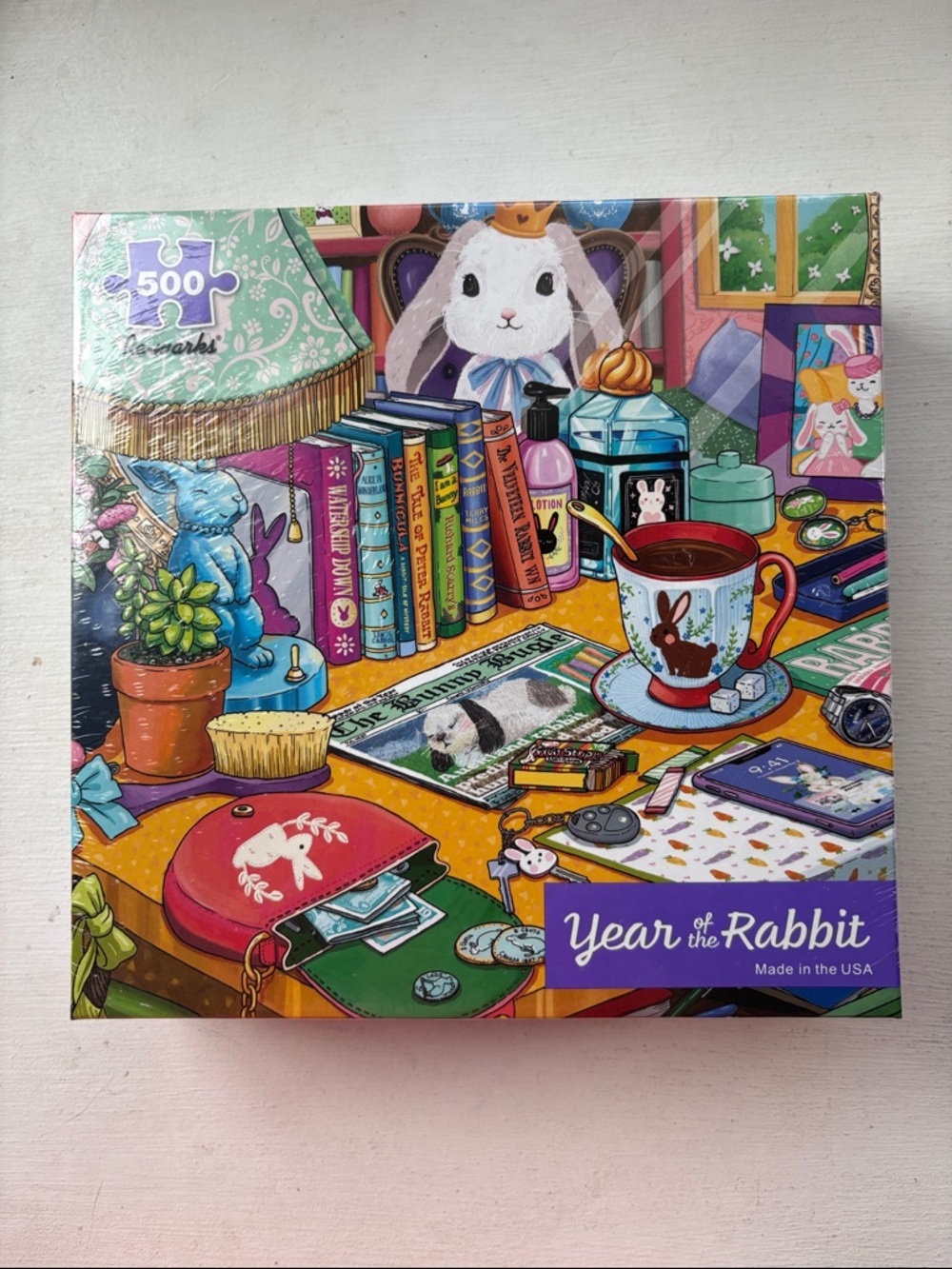 Re-marks Year of the Rabbit 500 piece puzzle